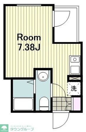 ピカード川崎Side B棟の物件間取画像